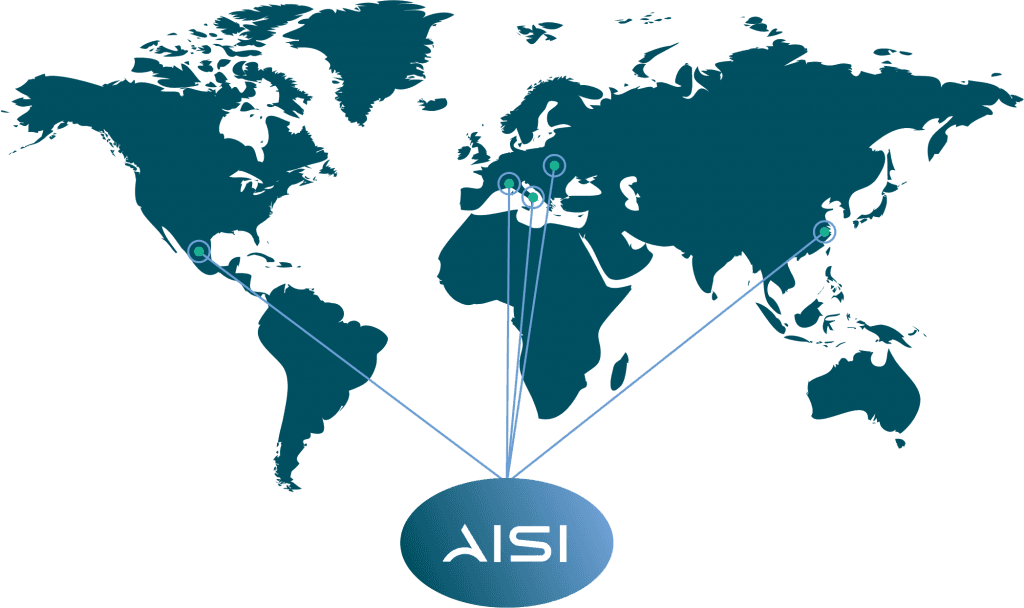 AISI Global Presence Map